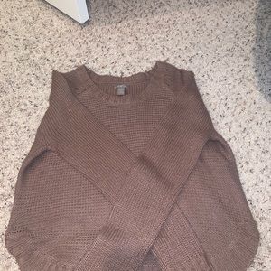 Charlotte Russe tan sweater